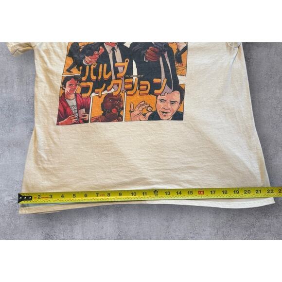 Vintage Pulp Fiction Ezekiel 25:17 Off White T-Shirt Mens Med Tee - Picture 4 of 7